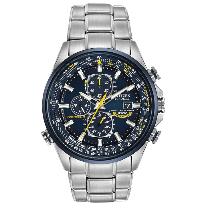 Eco Drive Blue Angels Chronograph Blue/SS | Blue Dial