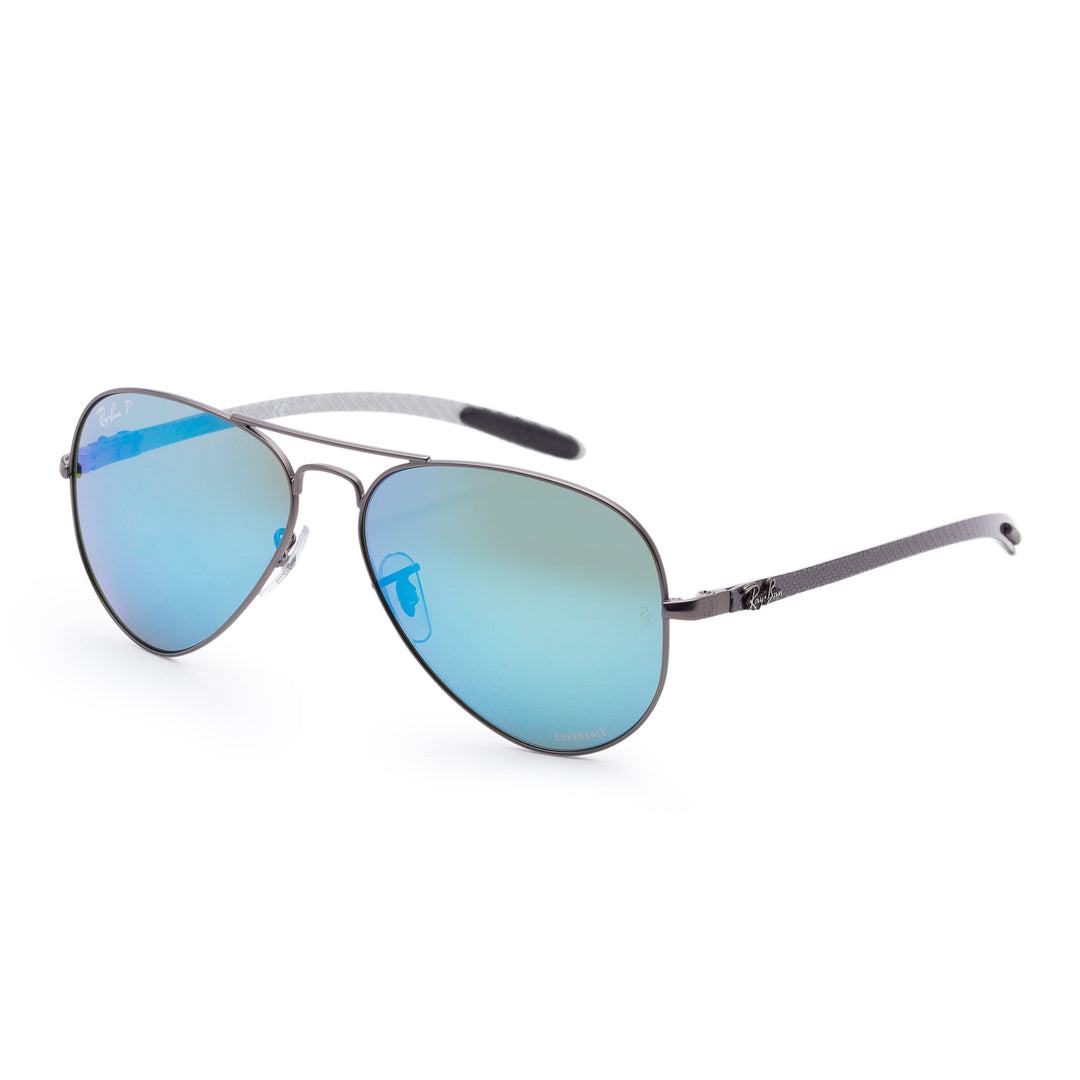 Chromance Matte Gunmetal Frame, Blue Flash Polar Lens |  Dial