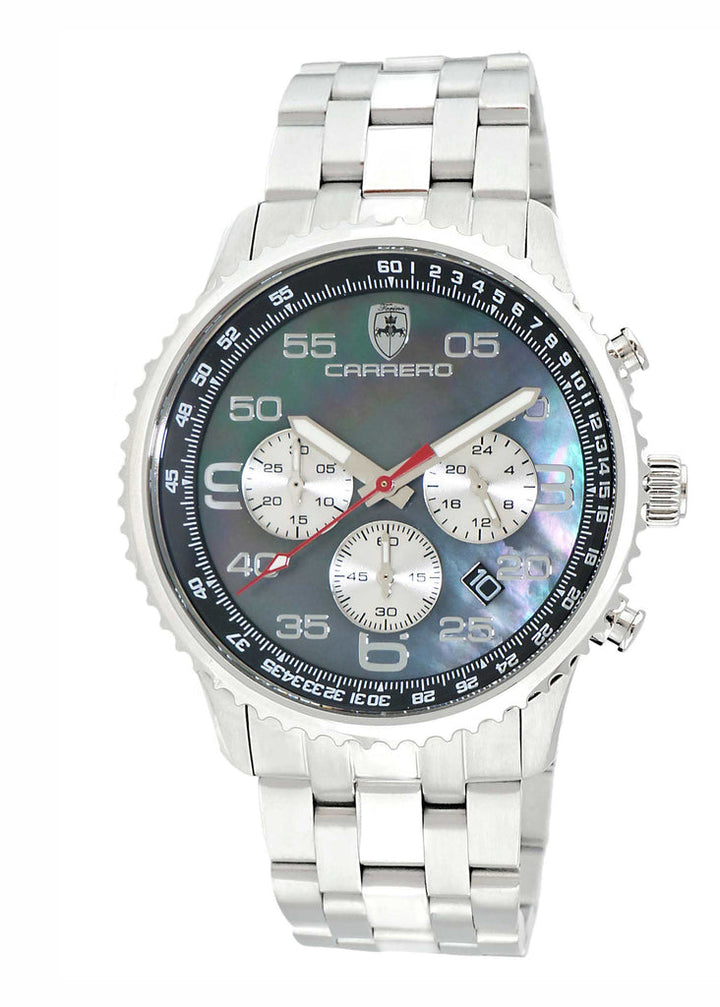 Aureum-MB Silver tone/Black | Black Dial