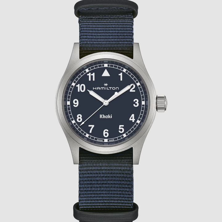 KHAKI FIELD Blue / 38mm Blue Dial