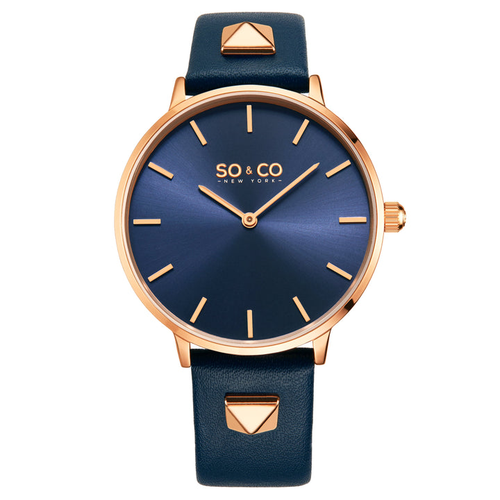 Madison Blue/Leather | Blue Dial