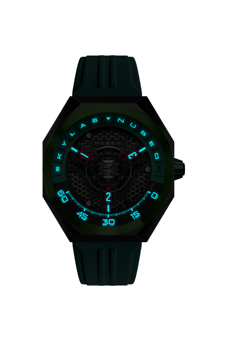 Skylab Automatic Limited Edition Set Green / Rubber | Green Dial