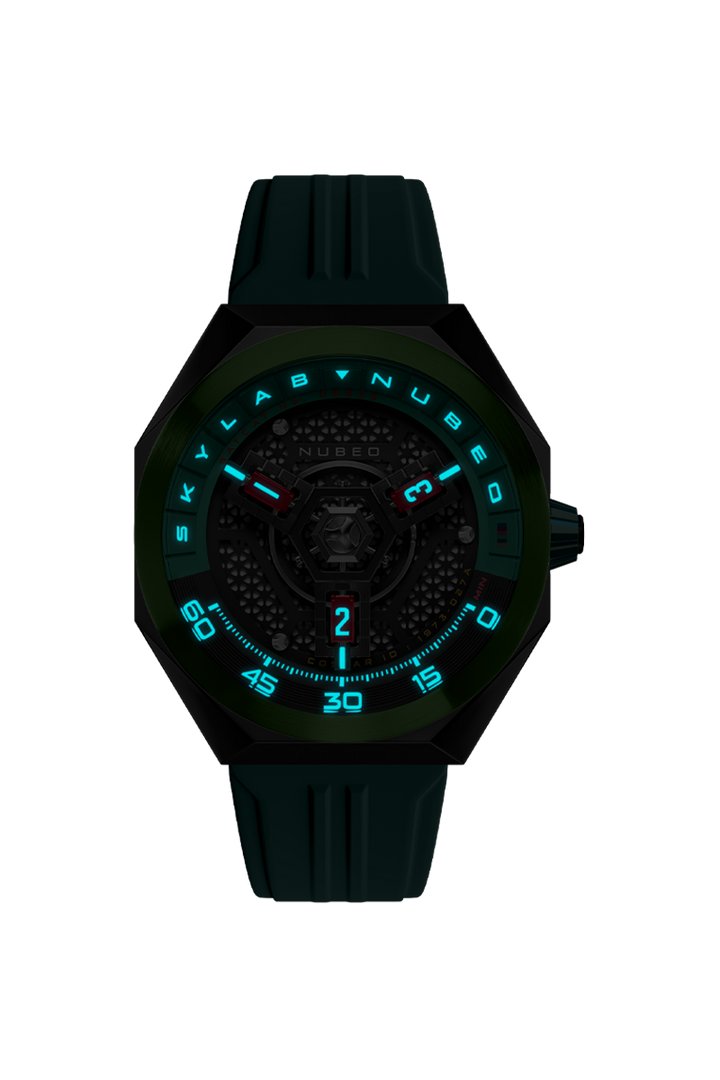 Skylab Automatic Limited Edition Set Green / Rubber | Green Dial