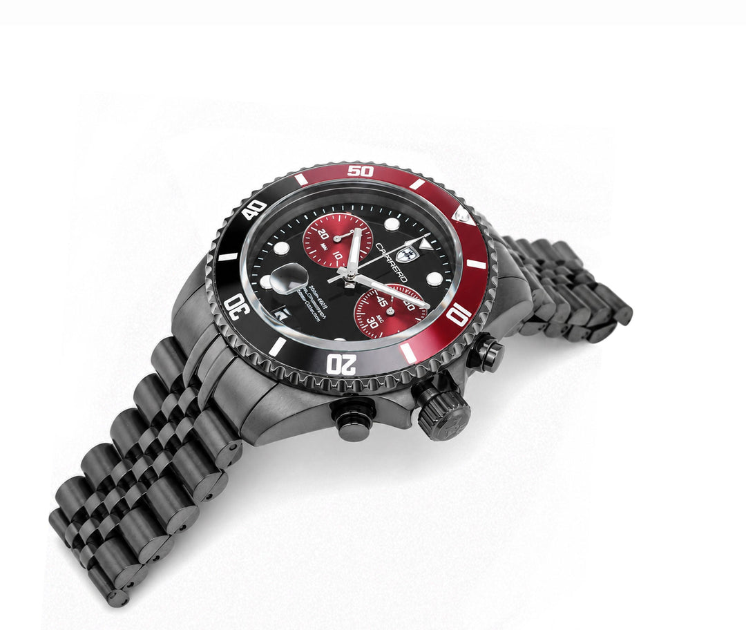 DeepMar Collection IP-BLACK / PURPLE Purple-Black Dial