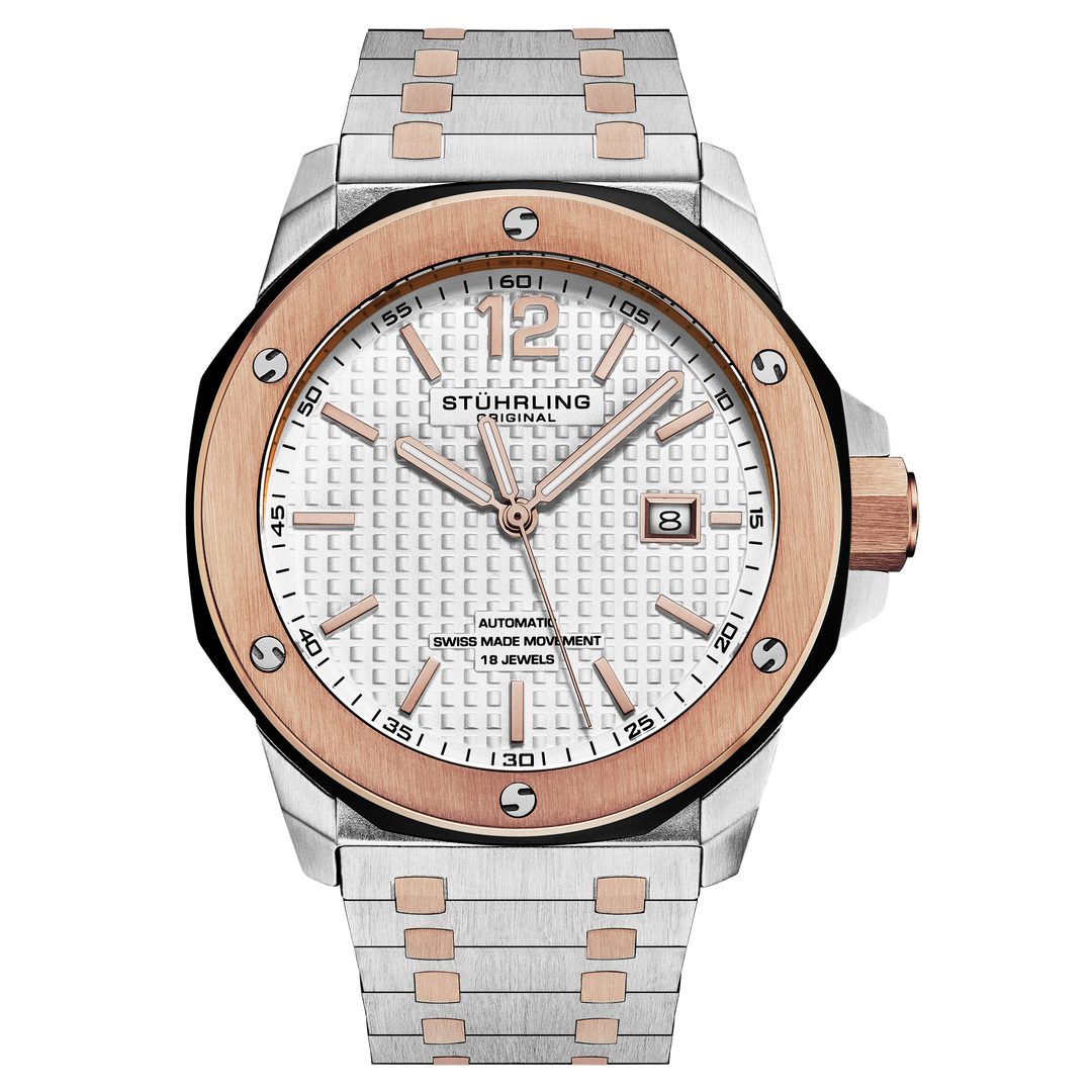 Fortitude Automatic 44mm Rose/Silver | White Dial
