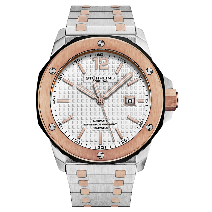 Fortitude Automatic 44mm Rose/Silver | White Dial