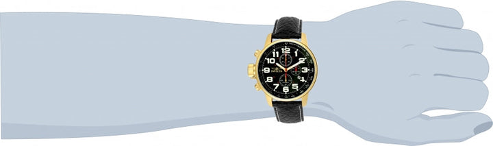 I-Force Chronograph Black Dial / Black Leather Strap Black Dial