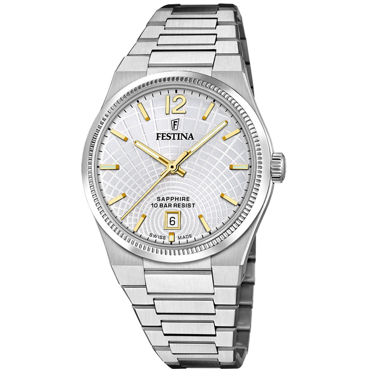 Rive Silver / Stainless steel Silver Dial
