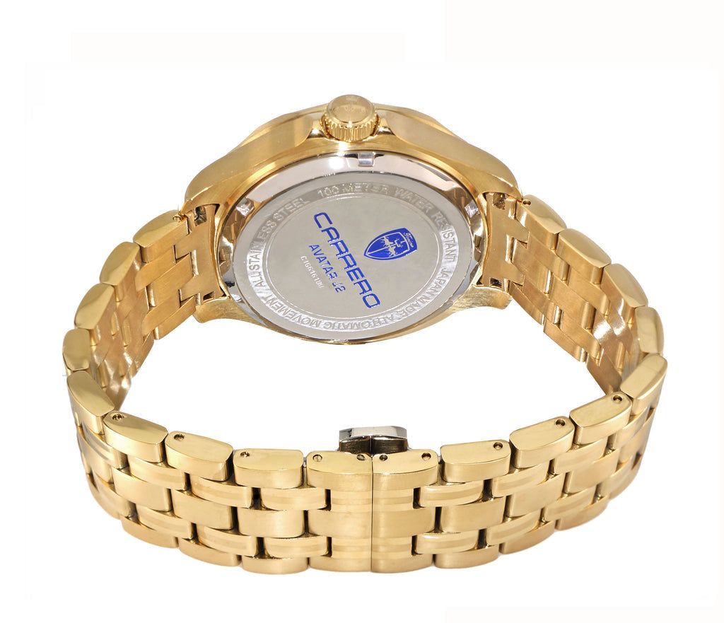 AVATAR-J2 Goldtone/Blue | Blue Dial