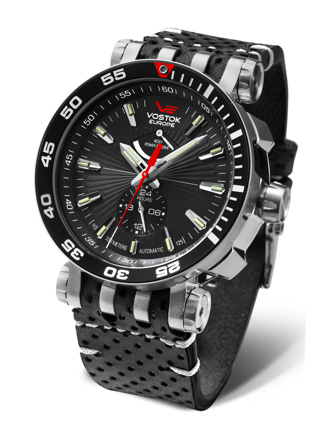 Energia Black Dial / Black Leather Black Dial