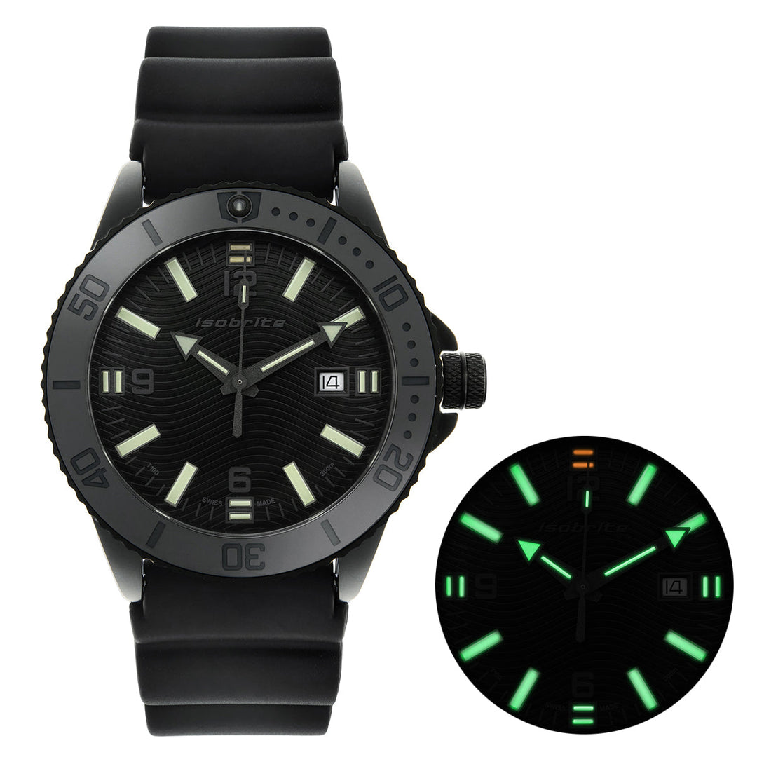 Naval Series T100 Tritium Markers | Black Dial