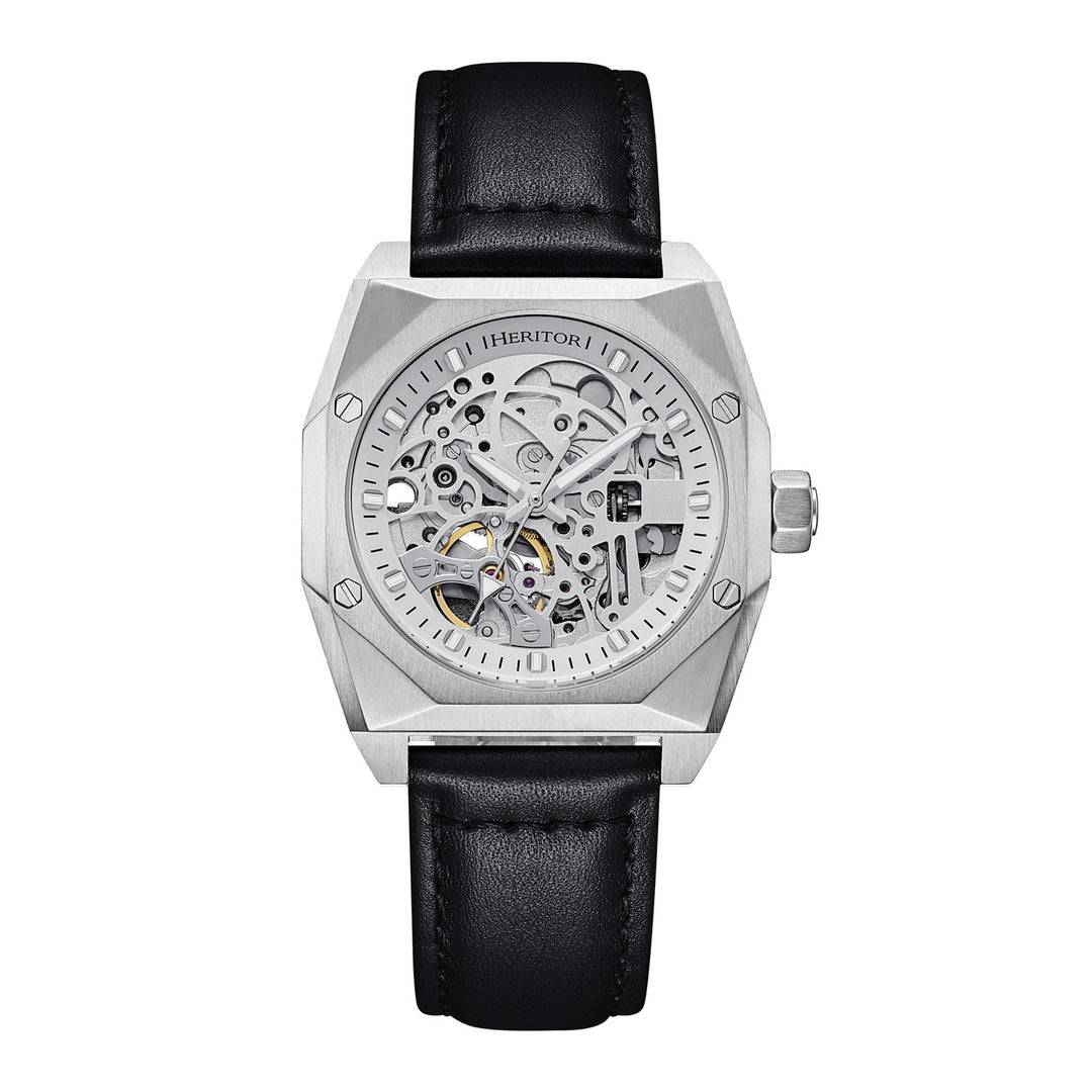 Elliott Silver /Leather | Silver Dial