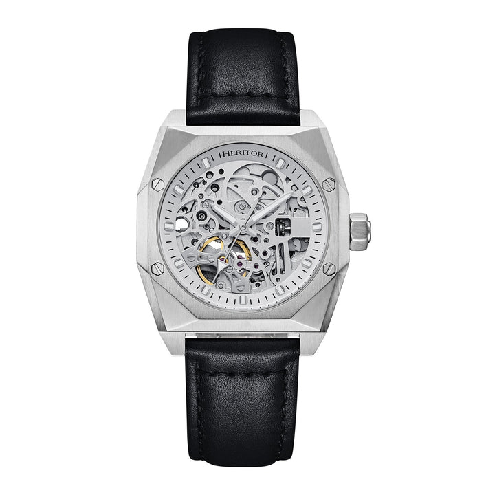 Elliott Silver /Leather | Silver Dial