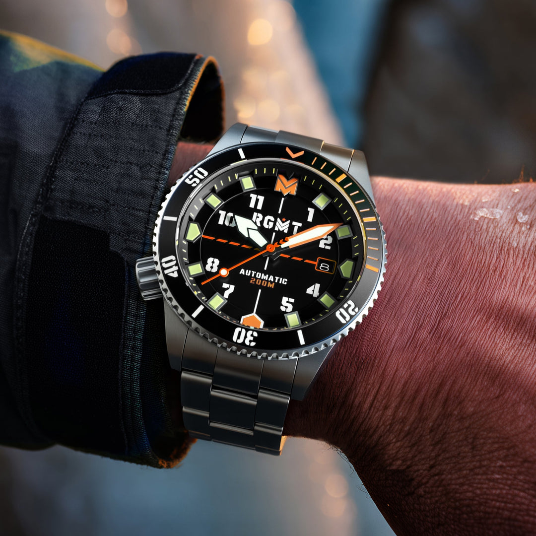 Recon Diver Automatic Black / Stainless Steel | Black Dial