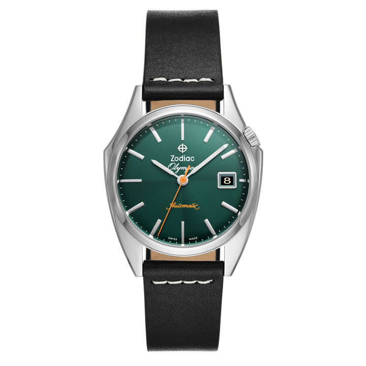 Field Olympos Automatic Leather | Green Dial