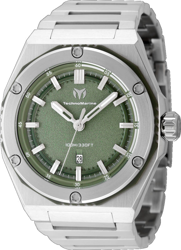 Coral Legacy 45mm / Olive Green / Silver Olive Green Dial