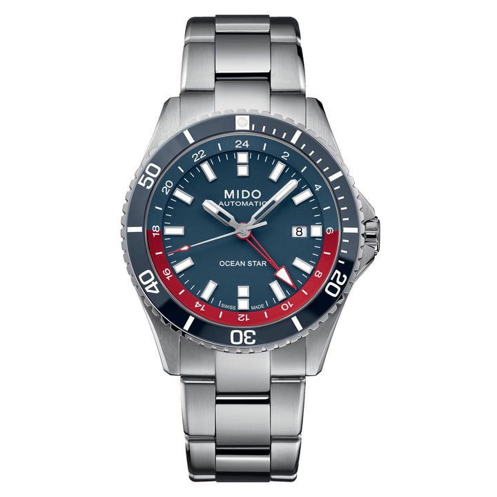 Ocean Star GMT Silver-tone | Blue Dial