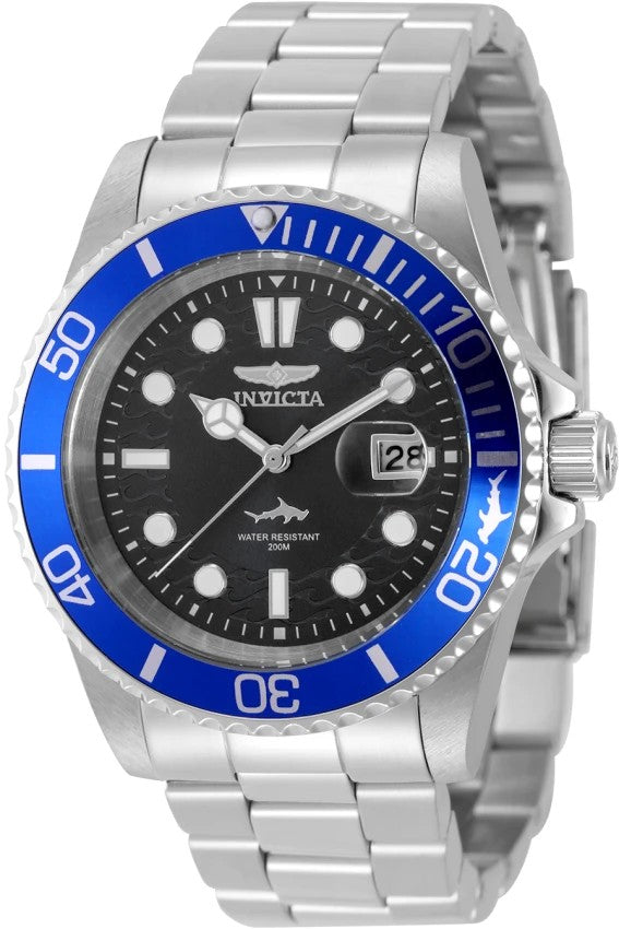 Pro Diver Black Dial / Stainless Steel Bracelet Black Dial
