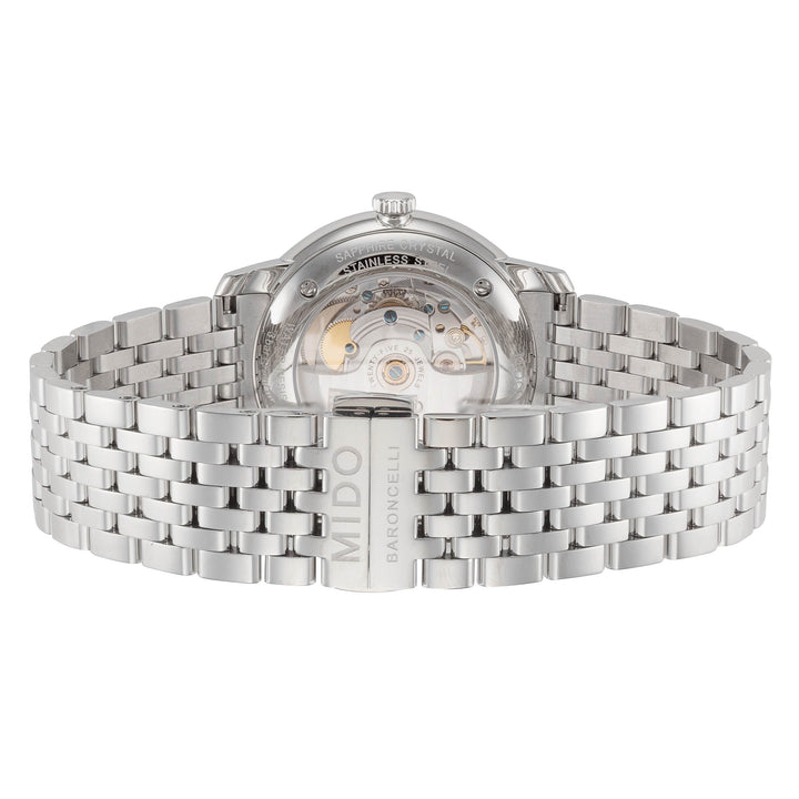 Baroncelli III 40mm / White / Silver | White Dial