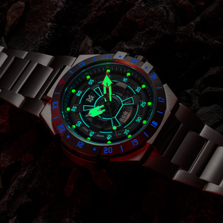 HIMARS AUTOMATIC BLACK / STAINLESS STEEL | Black Dial