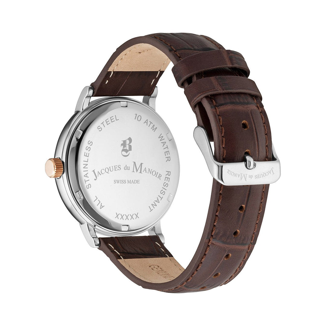 Kilo Silver dial, brown leather Silver Dial