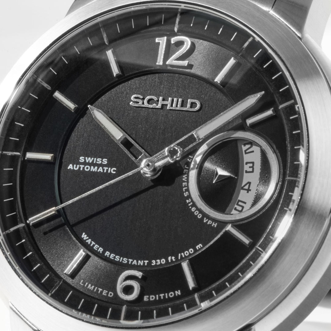 Heinrich Minimal Swiss Automatic Limited Edition Black / Stainless Steel | Black