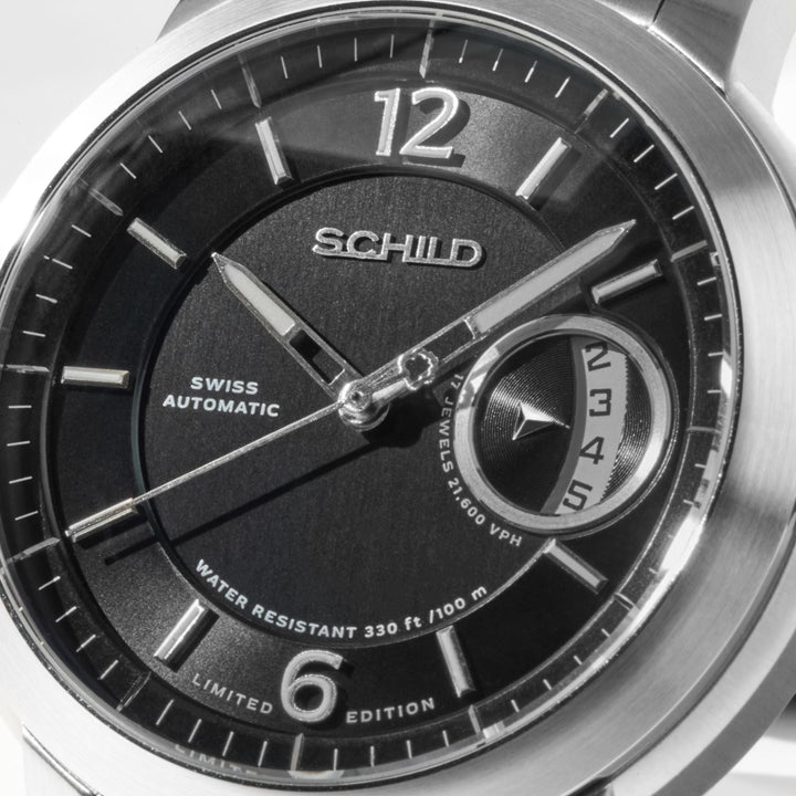 Heinrich Minimal Swiss Automatic Limited Edition Black / Stainless Steel | Black