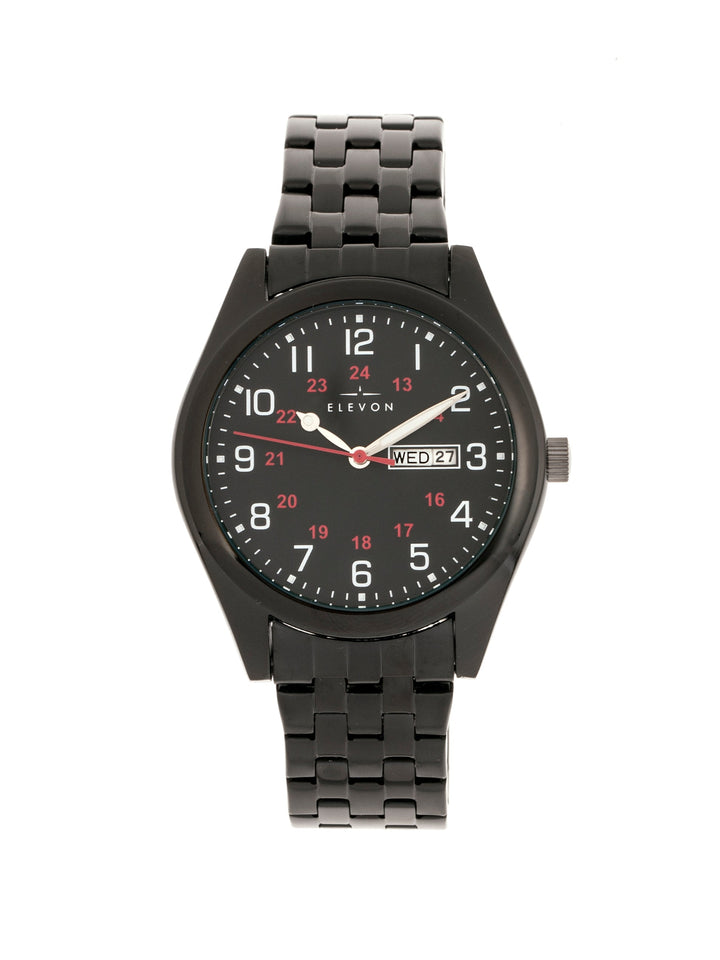 Gann Bracelet Watch with Day/Date Black