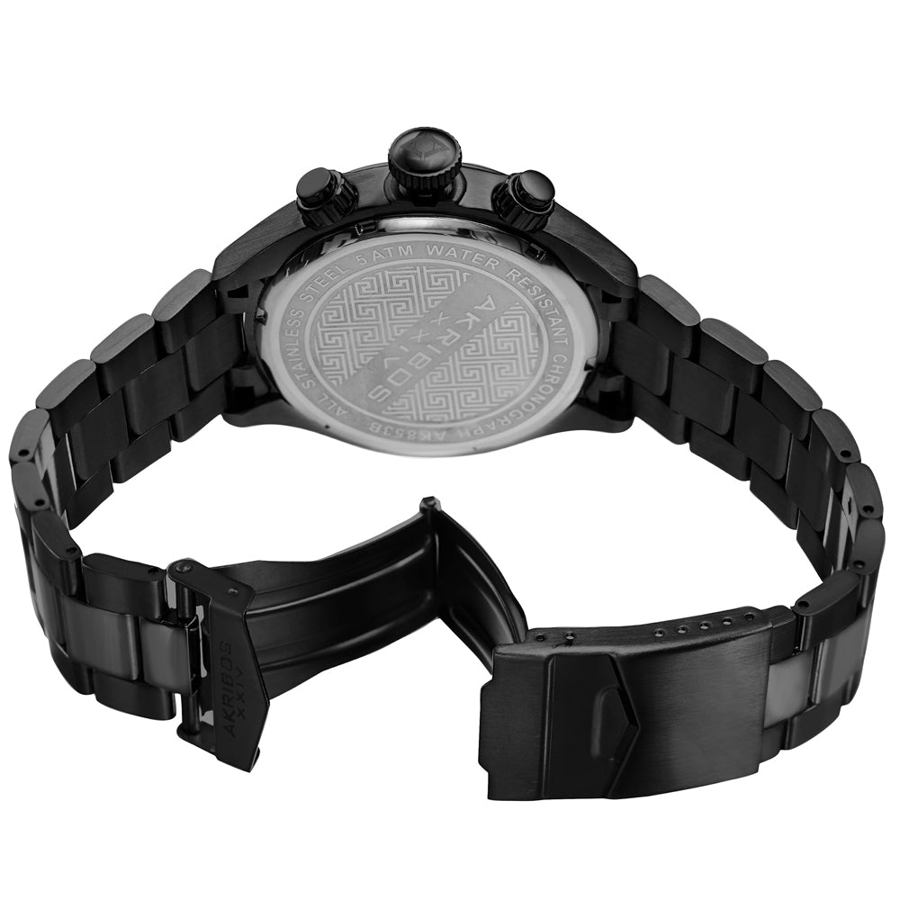 Casual Black/Stainless Steel | Black Dial