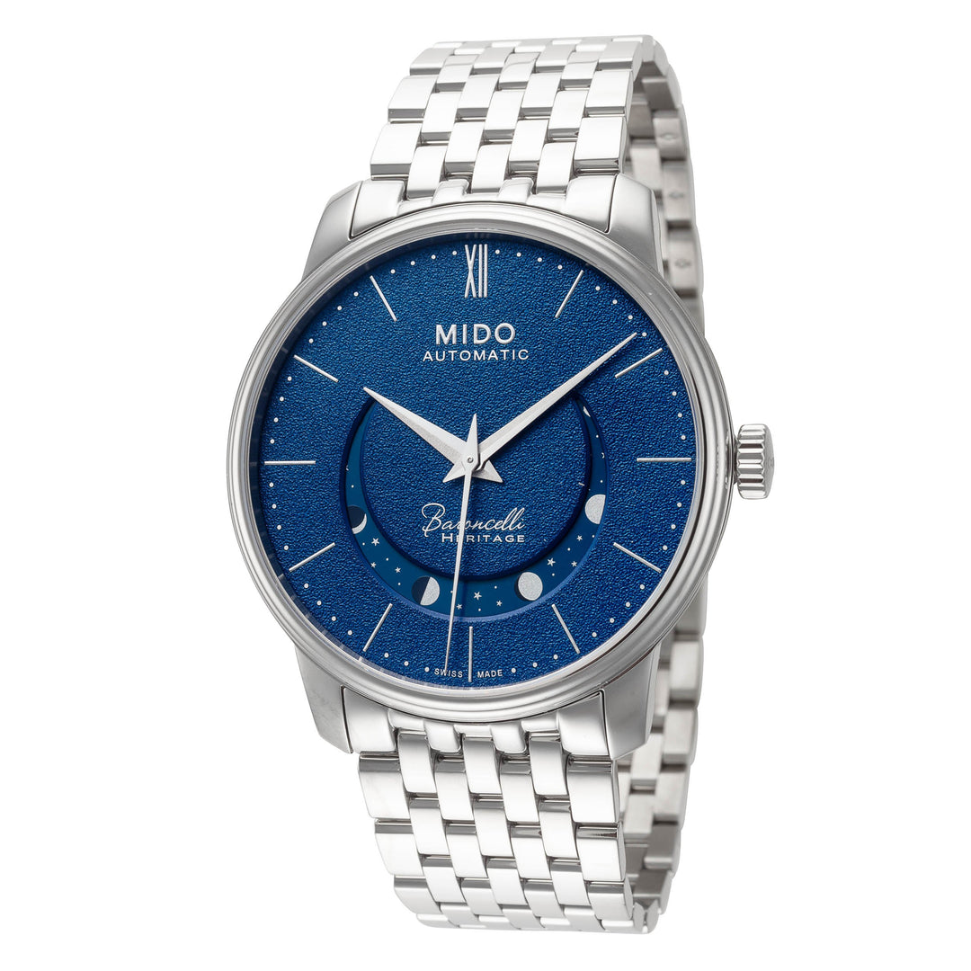 Mido 39mm / Silver / Blue | Blue Dial