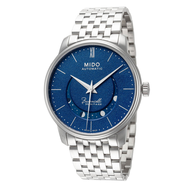 Mido 39mm / Silver / Blue | Blue Dial