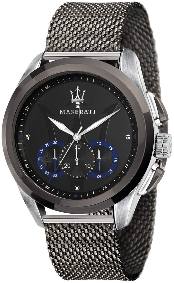 TRAGUARDO Black / Stainless Steel Black Dial