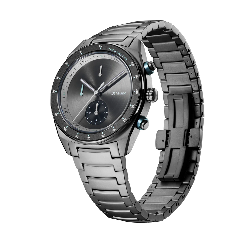 Chronograph 40mm Essential Black Gunmetal Dial
