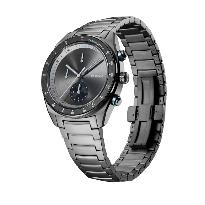 Chronograph 40mm Essential Black Gunmetal Dial