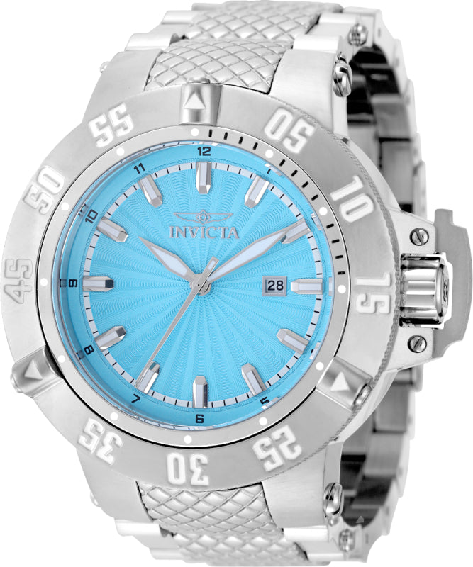Subaqua 50mm / Light Blue / Silver | Light Blue Dial