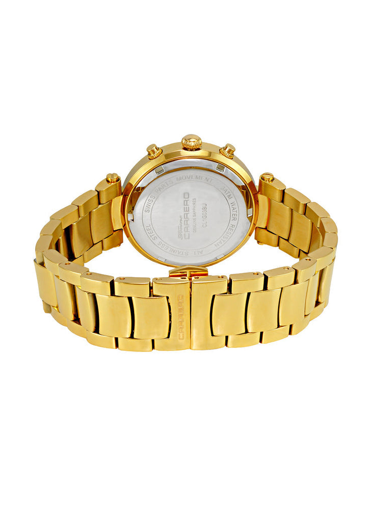 ADELINA COLLECTION Blue/Goldtone | Blue Dial