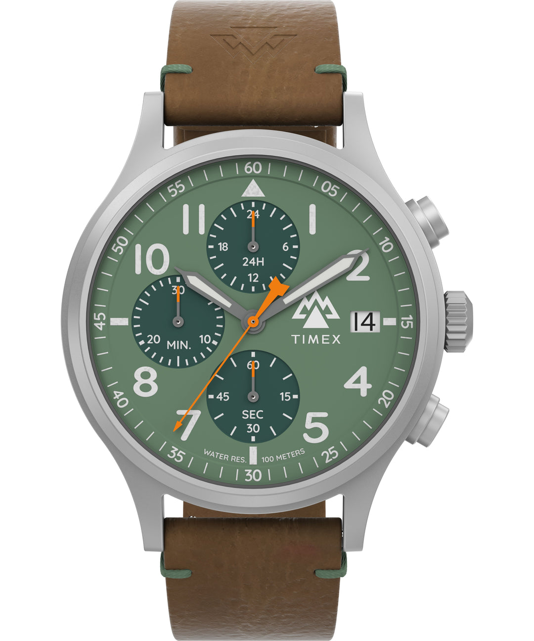 EXPEDITION NORTH Tan / Low Lead Brass | Green Dial