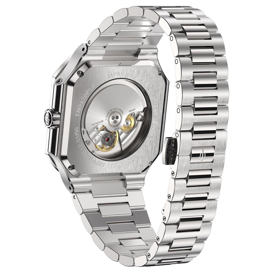 Tenuis Automatic Calendar Thin Swiss Automatic Watch – Purple/Silver