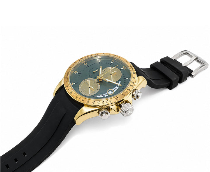 Winner Circle Teal Green- Gold / Black Green Dial