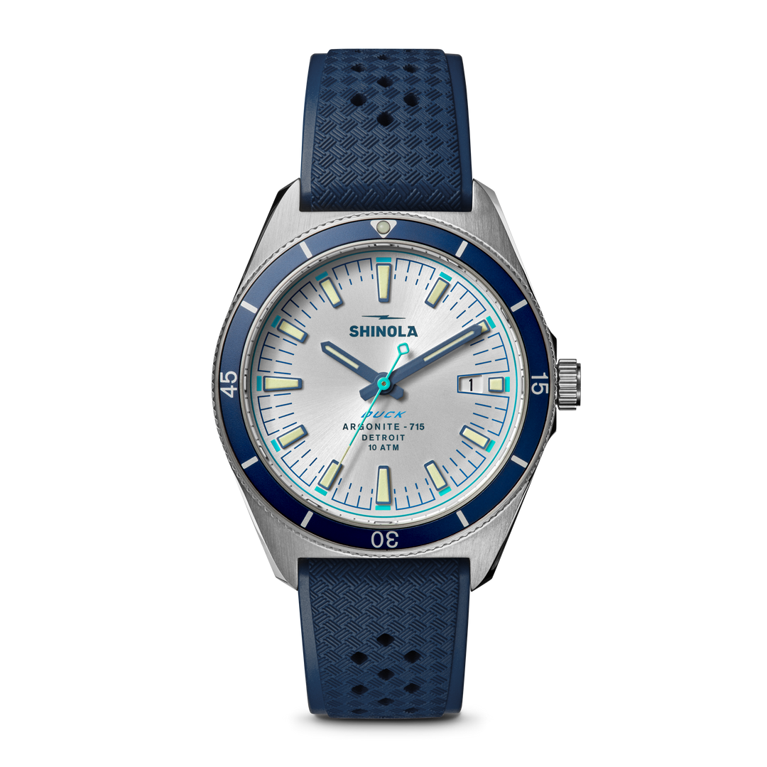 Duck 40mm 3HD / Alabaster Blue Dial