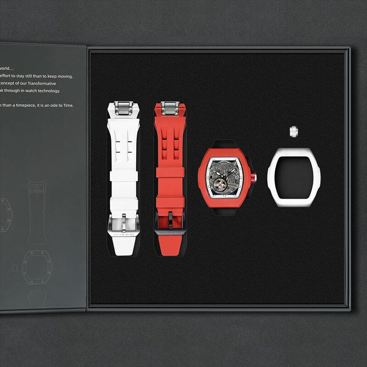 Atomic black/red | Black Dial