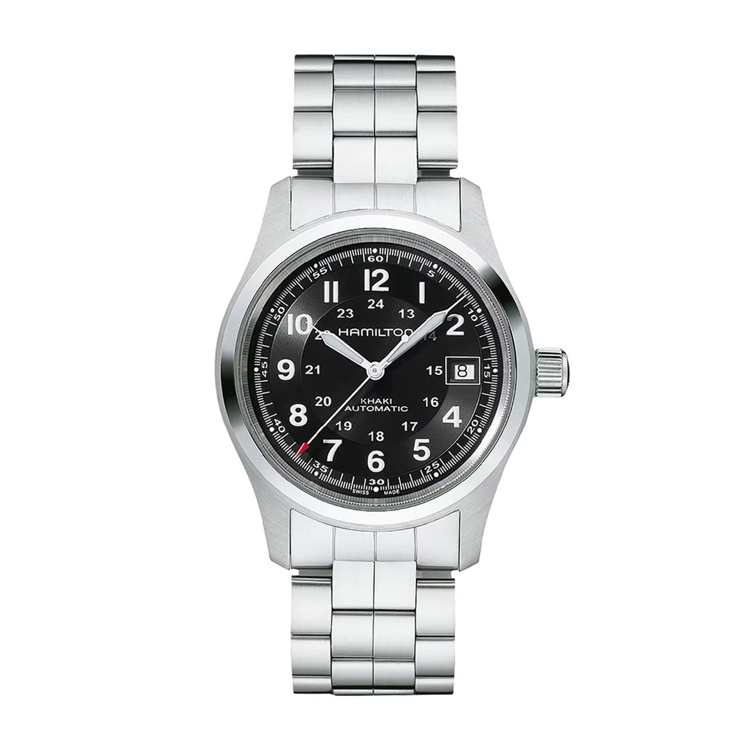 KHAKI FIELD Black / Stainless Steel Black Dial