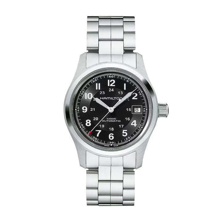 KHAKI FIELD Black / Stainless Steel Black Dial