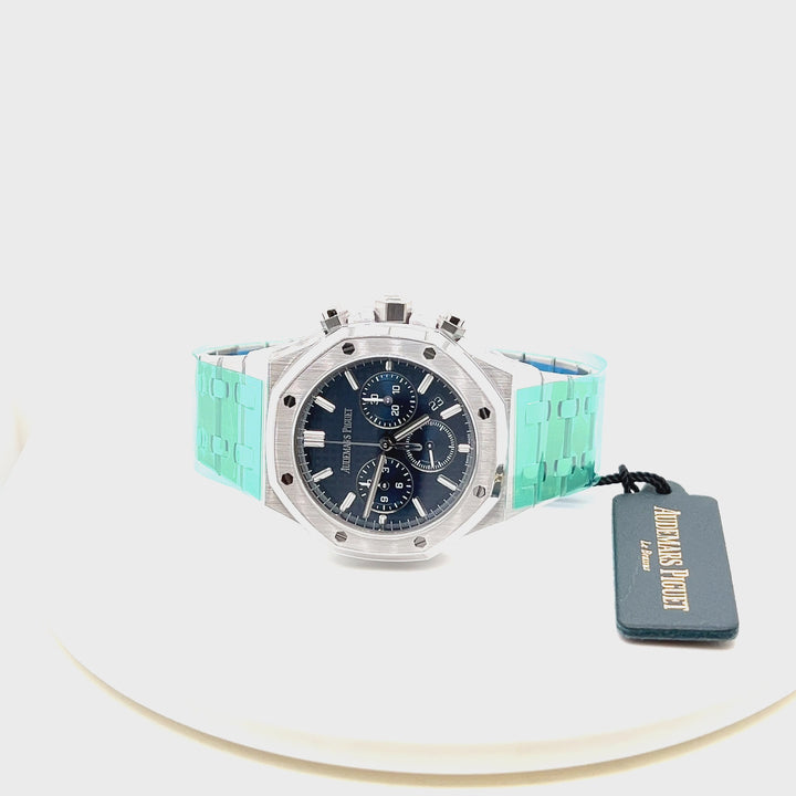 Audemars Piguet ROYAL OAK 38MM BLUE DIAL STAINLESS STEEL CHRONOGRAPH Ref. 26715ST.OO.1356ST.01 MENS WATCH