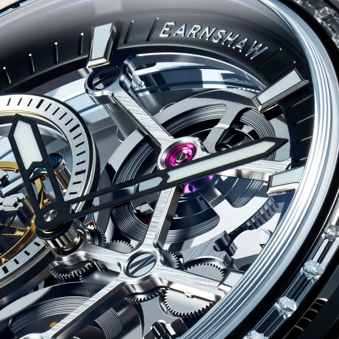 Engineer Parsons Tourbillon Limited Edition Black & Silver / Leather Black Dial
