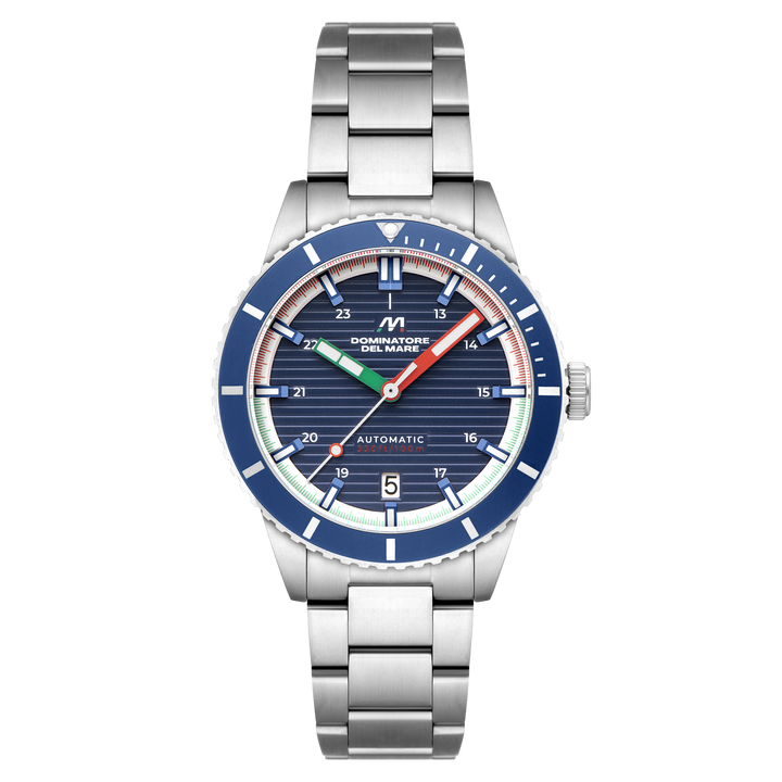 SCILLA AUTOMATIC BLUE / STAINLESS STEEL | Blue Dial