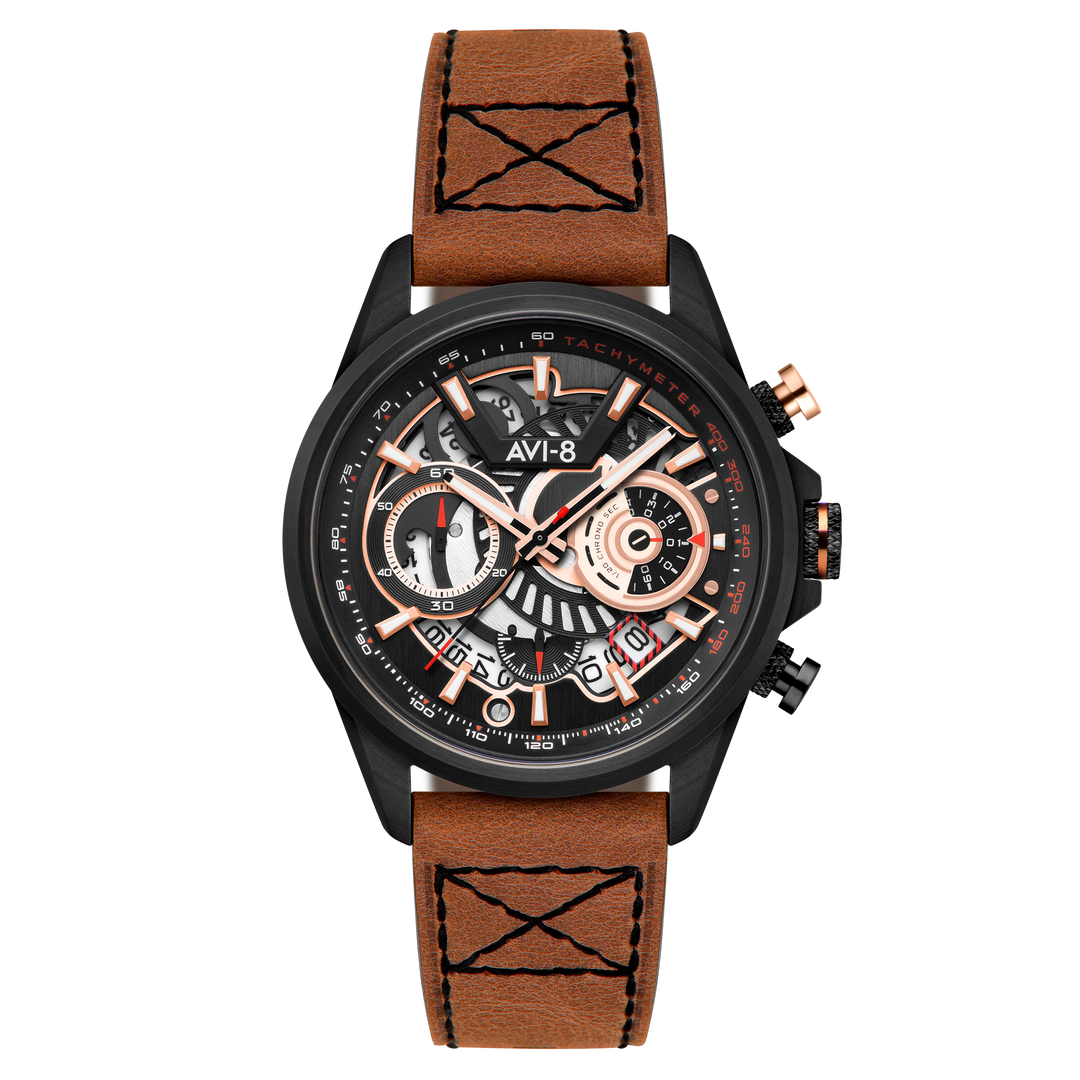 Matador Black / Brown | Black Dial
