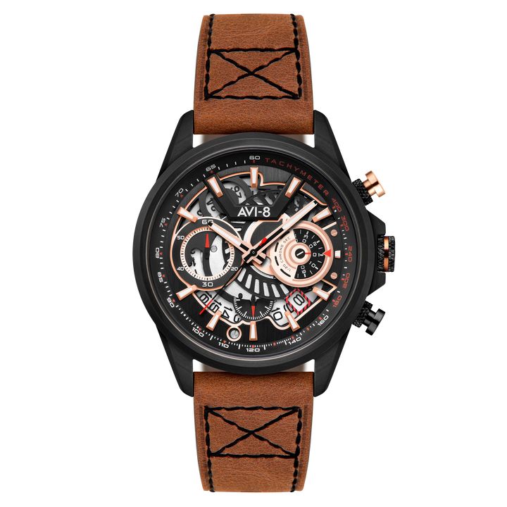 Matador Black / Brown | Black Dial