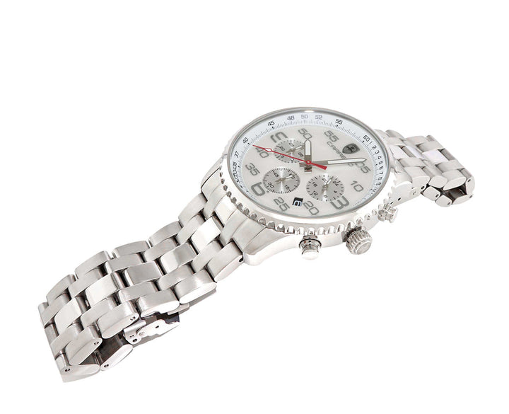 Aureum-MB Silvertone/White | White Dial