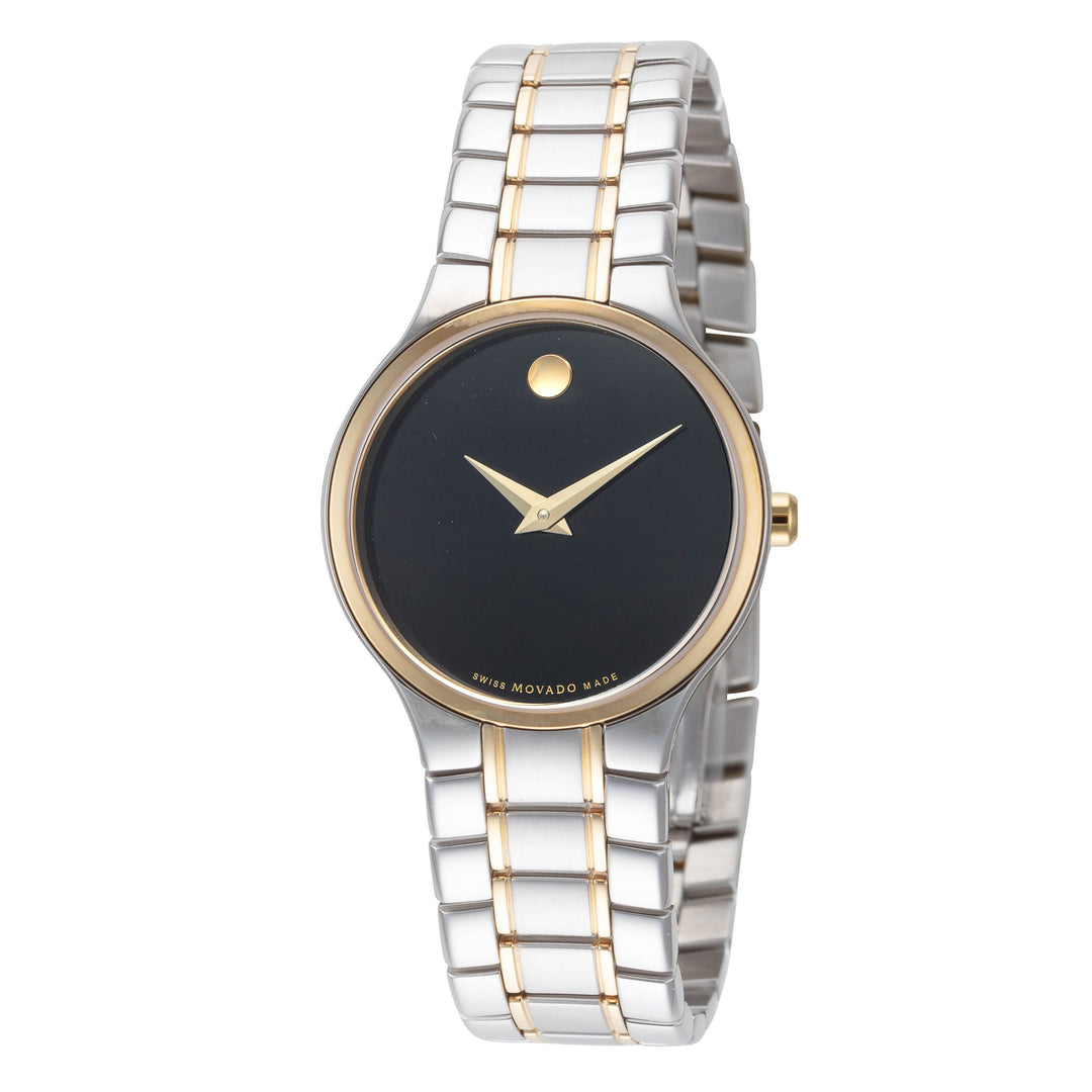 Serio 26mm / Black / Silver and Gold | Black Dial